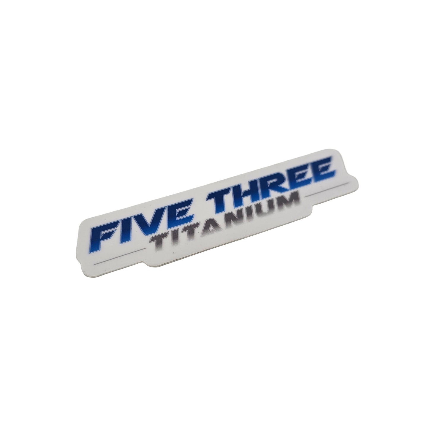 Straight Logo Sticker