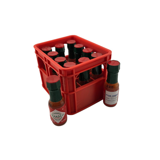 Mini Hot Sauce Milk Crate
