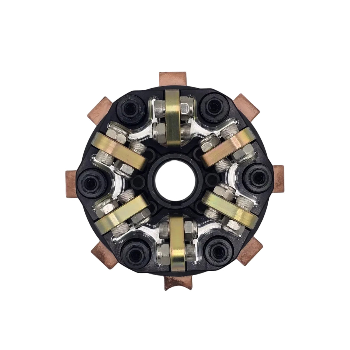 Steel two disk go kart clutch