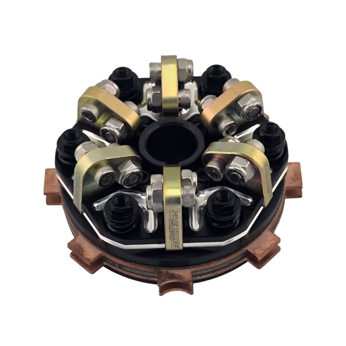 Steel two disk go kart clutch