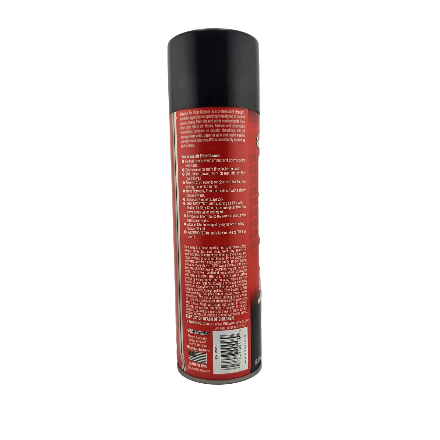 Maxima FAB1 Spray on air filter oil