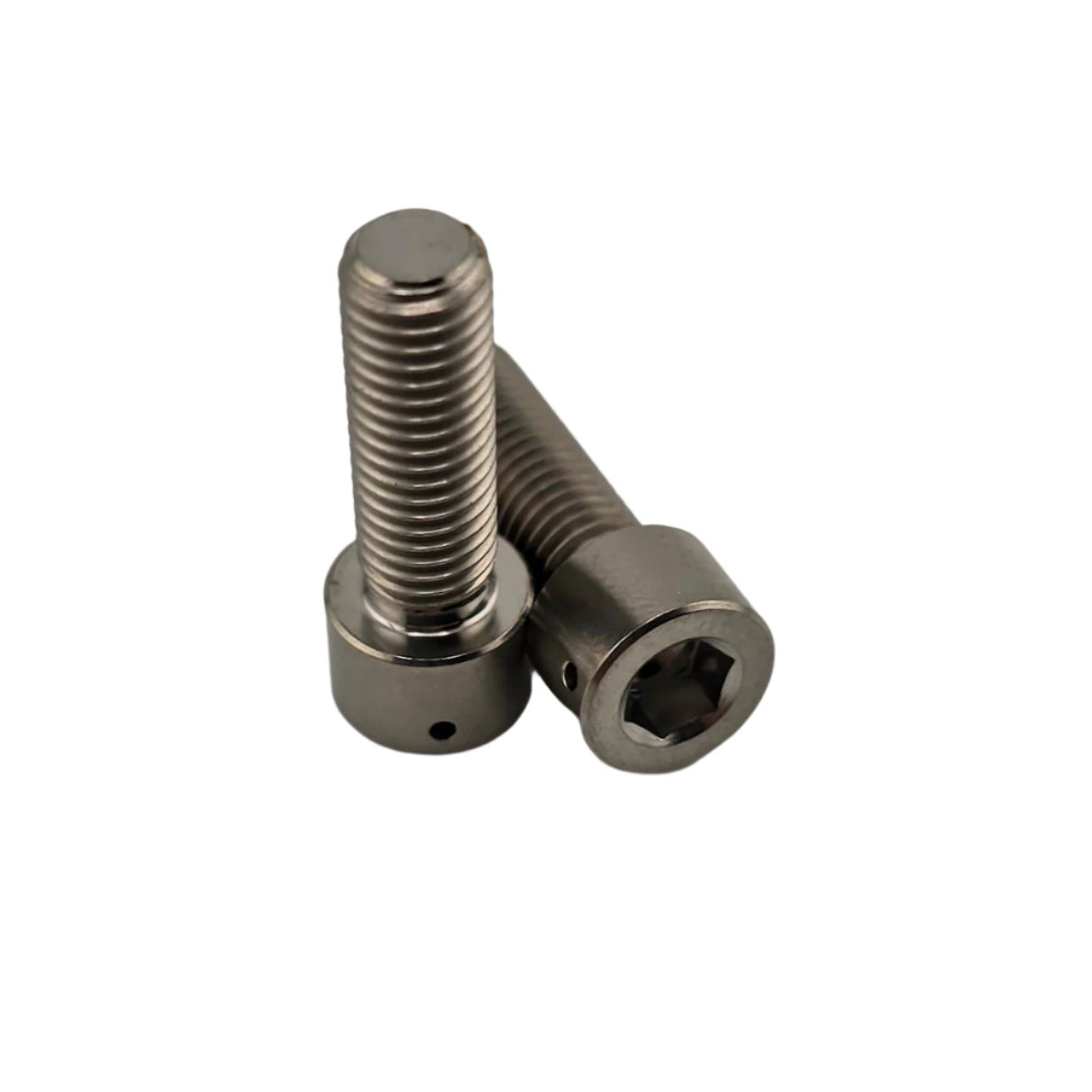 Titanium 1/4-28x3/4 Lock Collar Bolt Drilled