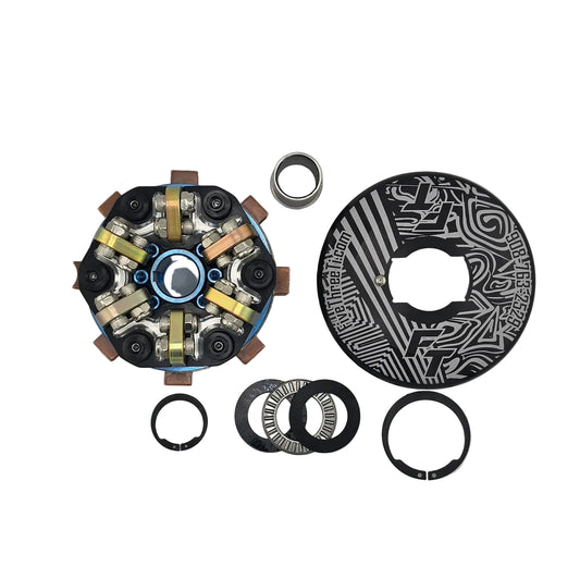 Complete Titanium Three Disk / Junior Sprint Clutch