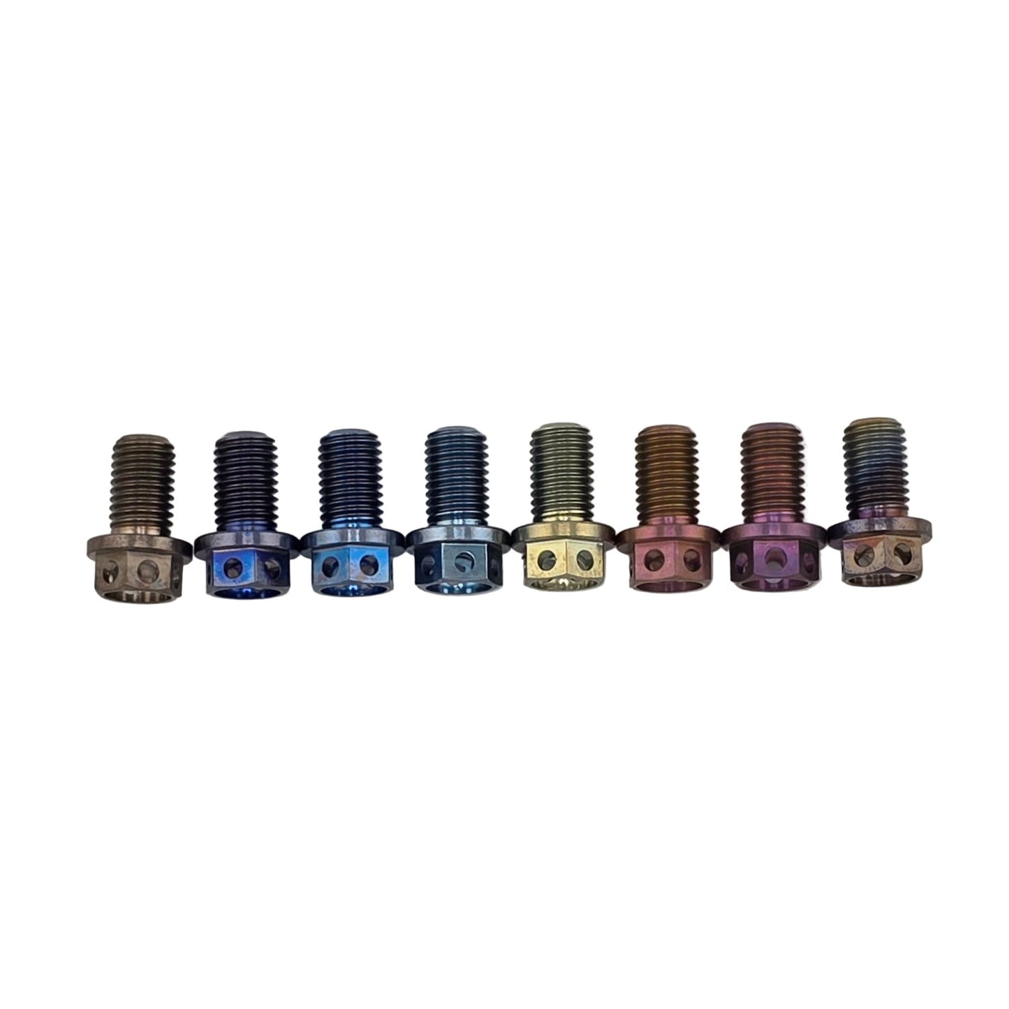 Color Lab -Titanium Go Kart Rotor Bolt 5/16-24 Drilled
