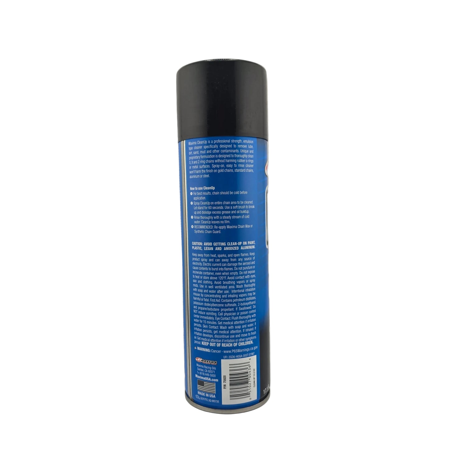 Maxima Clean Up Chain Cleaner 15.5oz