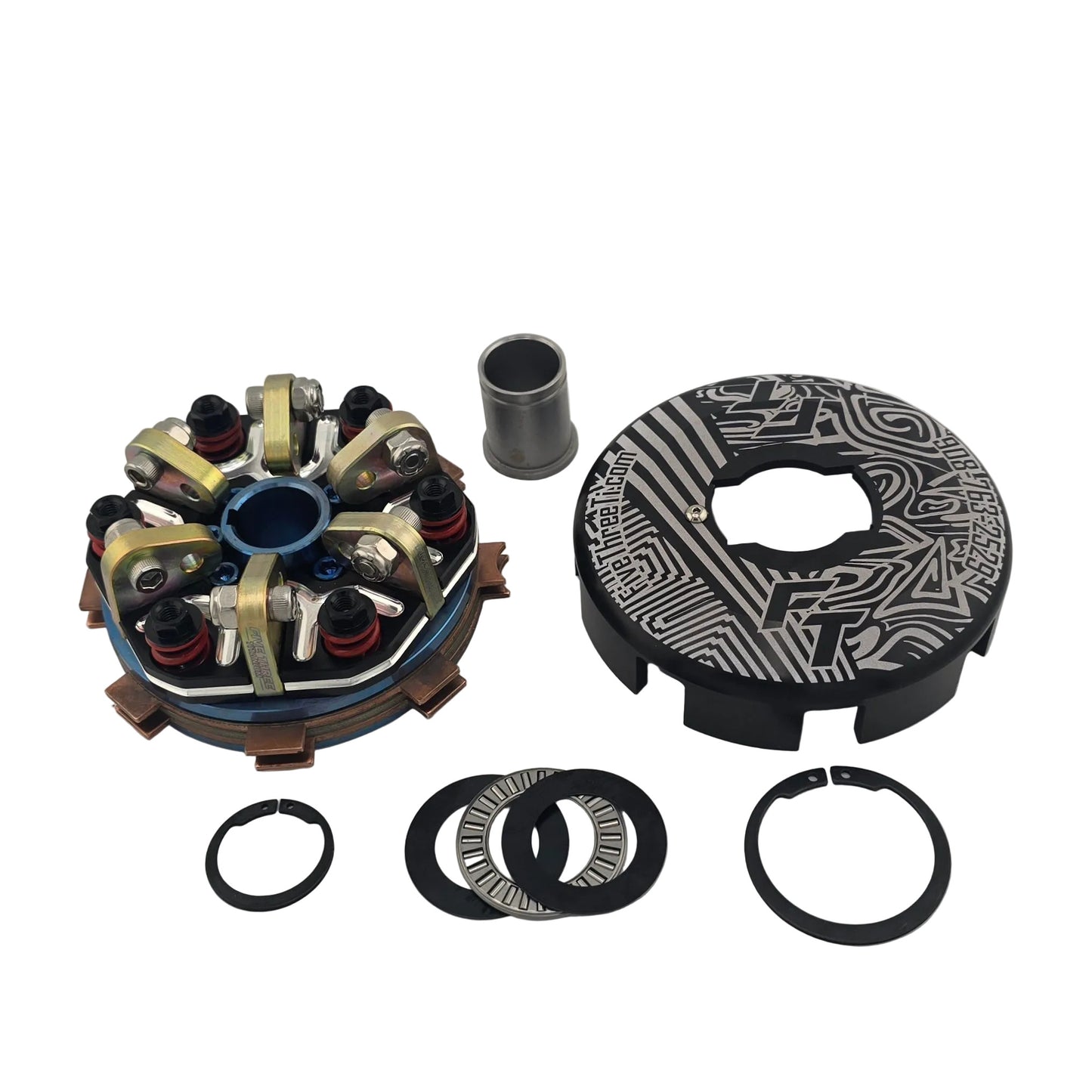 Complete Titanium Two Disk Clutch