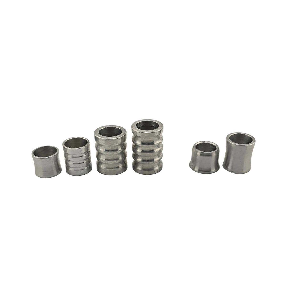 Aluminum go kart hub bearing spacers
