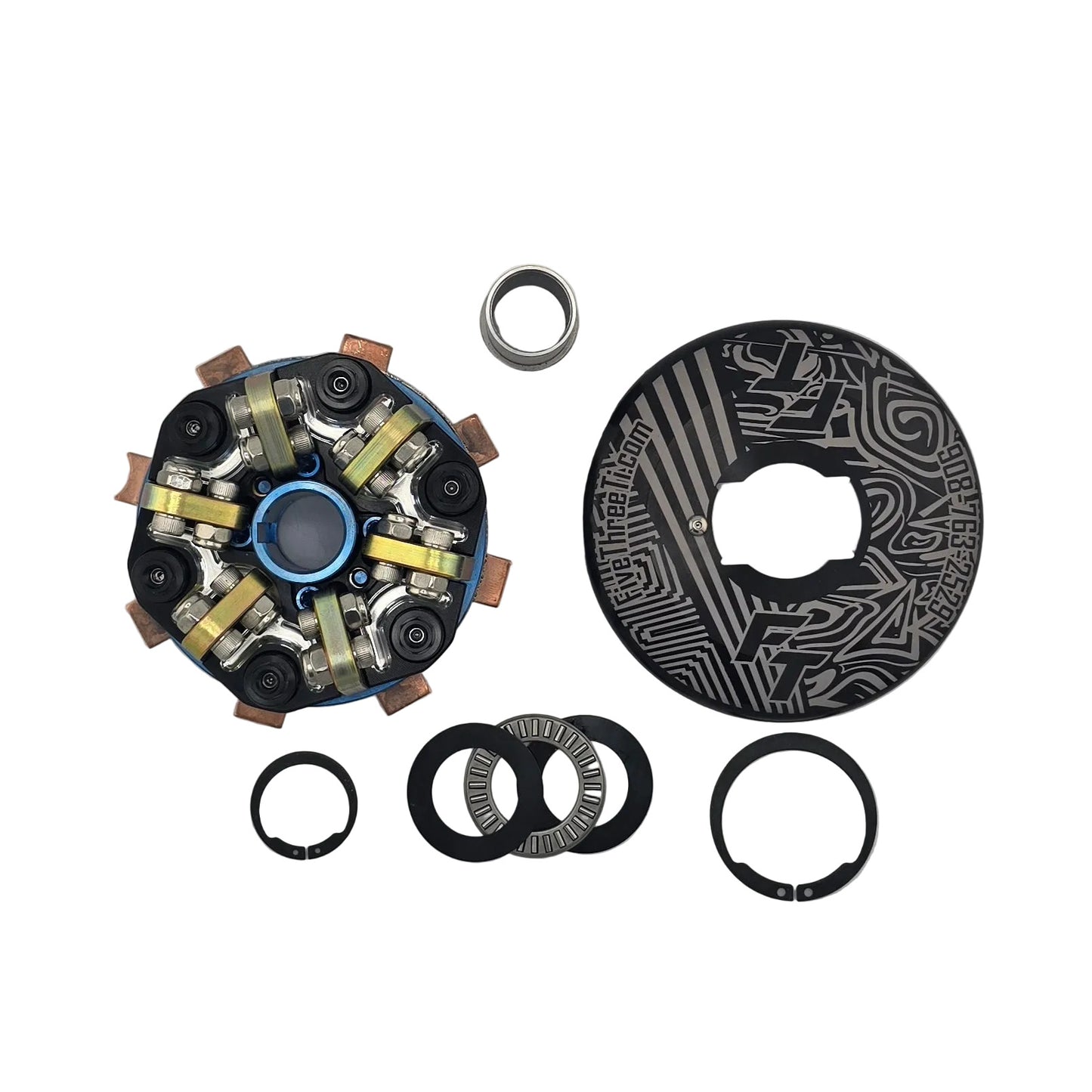 Complete Titanium Single Disk Clutch