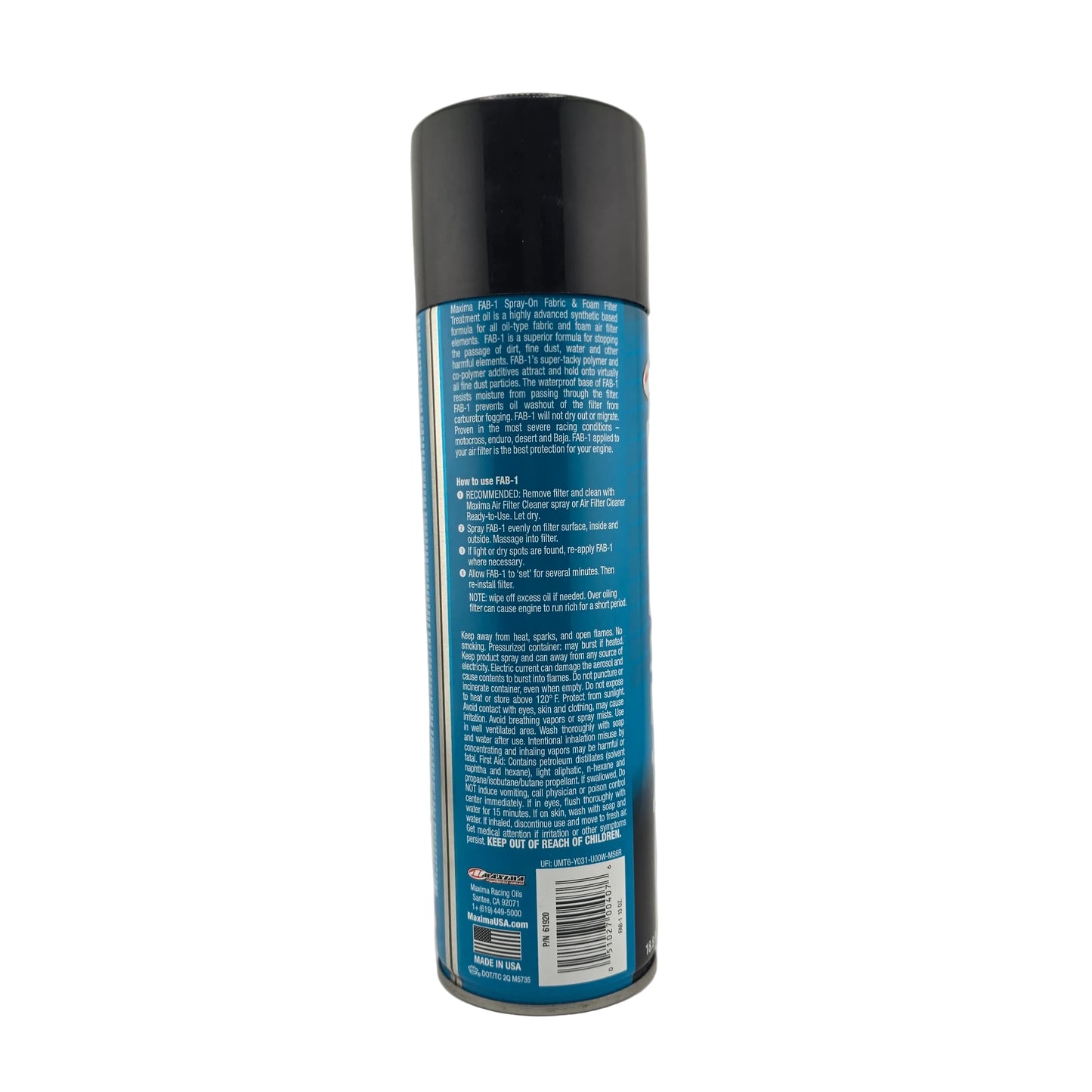 Maxima FAB-1 Air Filter Oil 13oz